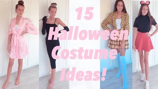 15 HALLOWEEN COSTUME IDEAS  cute amp affordable ♡ [upl. by Aihsiek937]