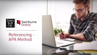 APA Referencing Guide  How To Reference  Swinburne Online [upl. by Akemrej]