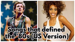 100 Songs That Defined the 80s US Artists [upl. by Rafaellle818]