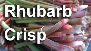 Easy Rhubarb Crisp Recipe  GardenFork 13 [upl. by Small793]