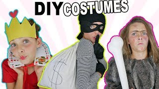 DIY Halloween Costumes  Last Minute Easy Crafts For Kids [upl. by Ailaht433]