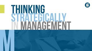 Thinking Strategically in Management [upl. by Nnilsia]