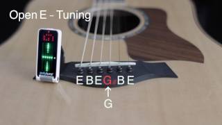 How to tune your guitar to open E [upl. by Raoul]