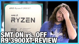 AMD Ryzen 9 3900XT vs 3900X 10900K Review amp Benchmarks SMT Off vs On [upl. by Ahsimat]