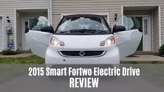 2015 Smart Fortwo Electric Drive Review Inside amp Out [upl. by Notaek]