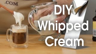 DIY whipped cream in 60 seconds [upl. by Jariv]