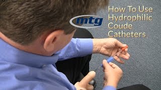 How To Use A Urinary Hydrophilic Coude Catheter [upl. by Tobie]