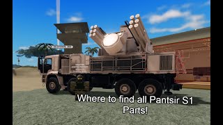 All Pantsir S1 Part Locations  War Tycoon [upl. by Crowley]