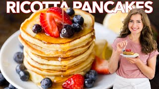 Fluffy Ricotta Pancakes Recipe  Easy Breakfast Recipe [upl. by Eaton]