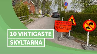 Ta Körkort  10 Vanligaste Skyltarna [upl. by Kathleen]