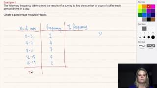 Percentage frequency tables [upl. by Teryn962]