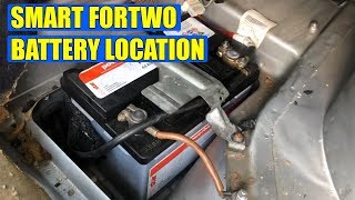 Smart Fortwo battery location [upl. by Lenoyl386]