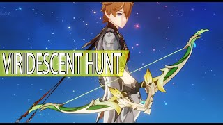 HOW TO GET VIRIDESCENT HUNT BOW Genshin Impact [upl. by Lorinda679]