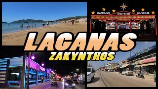 LAGANAS  Zakynthos Greece 4k [upl. by Cristiona]