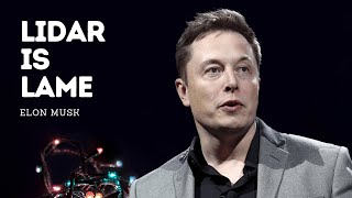 Elon Musk says losers use LiDAR Explanation video [upl. by Keri]