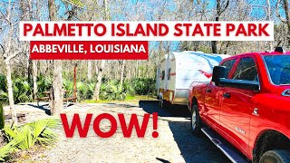 RV Camping at Palmetto Island State Park in Abbeville Louisiana [upl. by Eran]