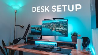 The MODERN Home Office Setup – DIY Transformation  Desk Tour [upl. by Main]