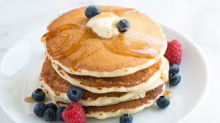 Easy Fluffy Pancakes Recipe [upl. by Oloapnaig228]