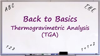 Back to Basics Thermogravimetric Analysis TGA [upl. by Candide]