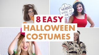 8 Easy and BudgetFriendly DIY Halloween Costumes [upl. by Nylirek]