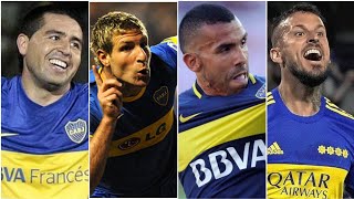 50 GOLAZOS INOLVIDABLES EN BOCA JUNIORS [upl. by Ancell]