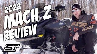 2022 Ski Doo MACH Z Full Snowmobile Review [upl. by Korff]