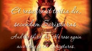 Credo Latin with English Translation [upl. by Annavahs135]