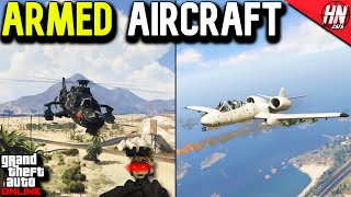 10 Best Weaponized Aircraft In GTA Online [upl. by Ahsaz]