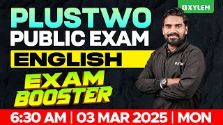 Plus Two Public Exam English  Exam Booster  Xylem Plus Two [upl. by Halford]