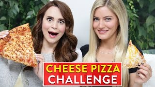 CHEESE PIZZA CHALLENGE ft iJustine [upl. by Haleemaj]