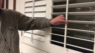 How to Fix Plantation Shutters [upl. by Jobi734]