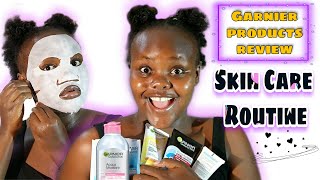 Garnier Skin Care Routine  Product Review [upl. by Sonny]