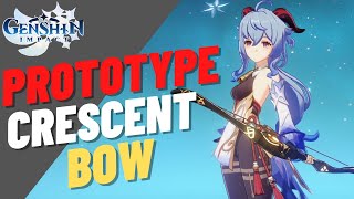 Prototype Crescent Bow  F2P Weapon Review for Ganyu  Genshin Impact [upl. by Ailegna]