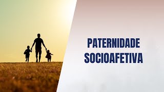 Paternidade socioafetiva [upl. by Dorsman705]