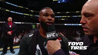 UFC 228 Tyron Woodley and Darren Till Octagon Interviews [upl. by Edyaj]