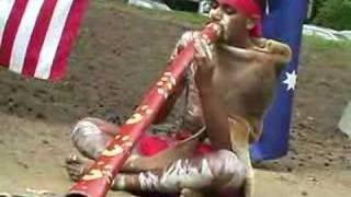 Ryka Ali Plays Aboriginal Eucalyptus Didgeridoo [upl. by Yrgoerg]