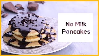 How to Make Pancakes Without Milk  Fustanycom [upl. by Valenka]