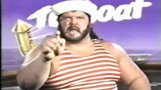 WWF Tugboat Promo on Earthquake 1990 [upl. by Philcox]