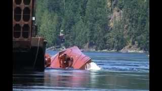 Tugboat Capsizes Off BC Coast [upl. by Niltiak]