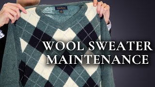 How to Wash and Maintain Wool Sweaters  Laundry Hacks [upl. by Assetal]