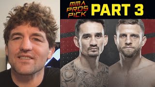 MMA Pros Pick  Max Holloway vs Calvin Kattar  Part 3 [upl. by Hayimas]