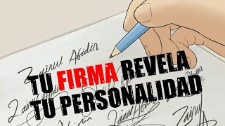 Descubre lo que dice tu FIRMA sobre tu Personalidad ✍ Psicología [upl. by Airahcaz902]