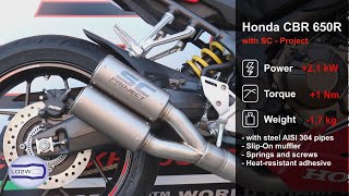 Top 7 Full Exhaust Sound Honda CBR 650R  Akrapovic SCProject Yoshimura Austin Racing Arrow [upl. by Moclam]