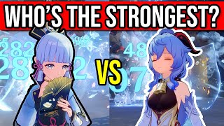 DPS SHOWDOWN Ayaka vs Ganyu Whos the TOP 5★ CRYO DPS Genshin Impact [upl. by Eelamme847]