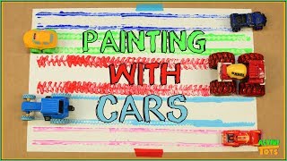 Painting with Cars  Activities for Kids [upl. by Hebbe611]