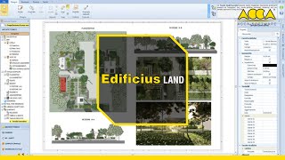 Logiciel Paysagiste  Edificius LAND  ACCA software [upl. by Euqinu990]