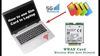 How to install Sim Card In Laptop  How To Insert Sim Card In Laptop  Use Sim Card in HP Laptop [upl. by Oibaf695]