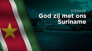 National Anthem of Suriname  God zij met ons Suriname  Opo kondreman Bilingual [upl. by Okimik]