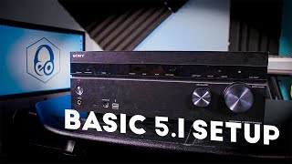 BASIC 51 SYSTEM SETUP  Home Theater Basics  Sony Klipsch [upl. by Faber]