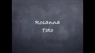 RosannaToto Lyrics [upl. by Lianna]